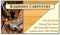 business card magnet