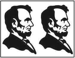 Example of an image printed 2-Up