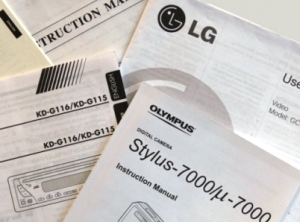 instruction sheets