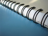 wire o bound book