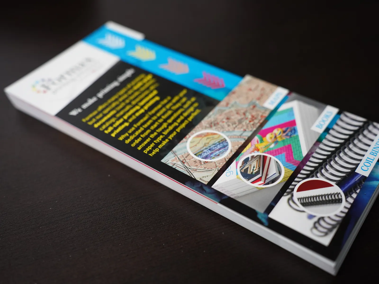 stack of rack cards