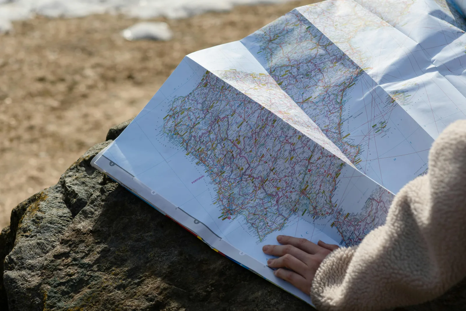 Folded map