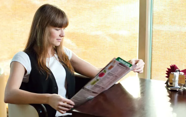 restaurant menu