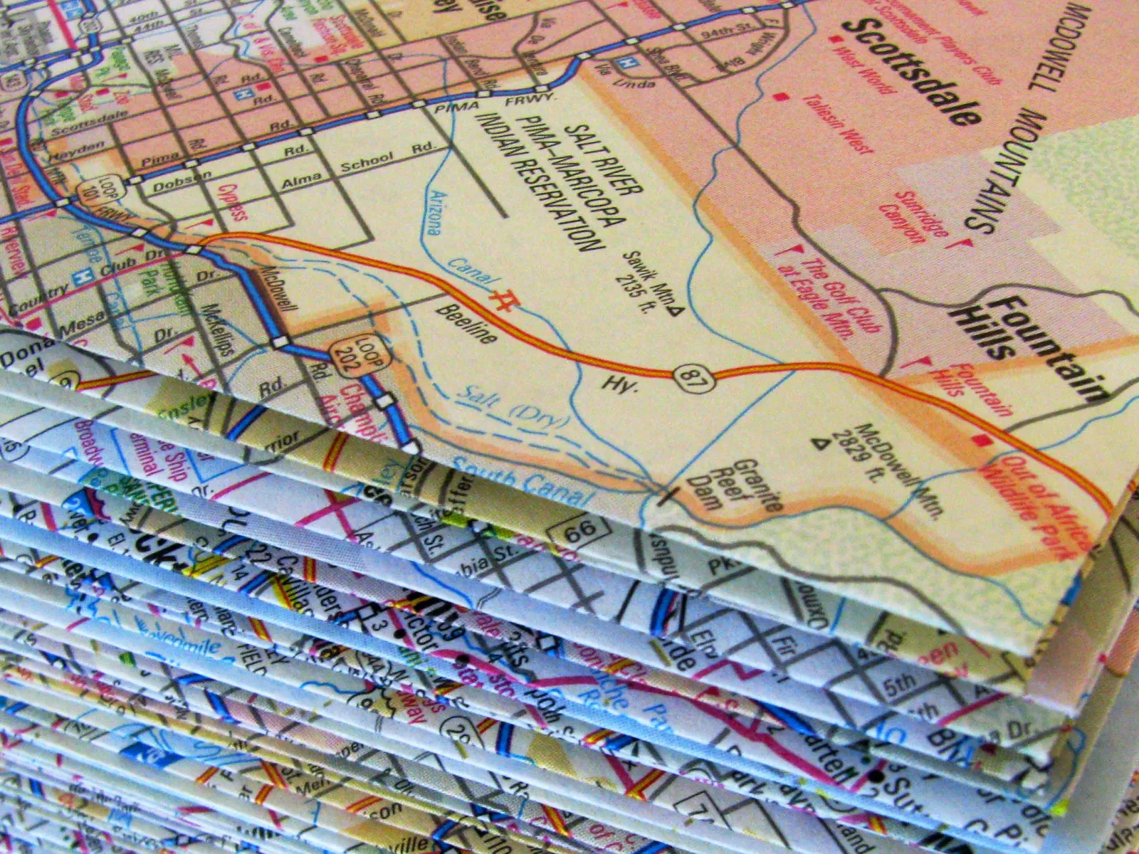 folded maps