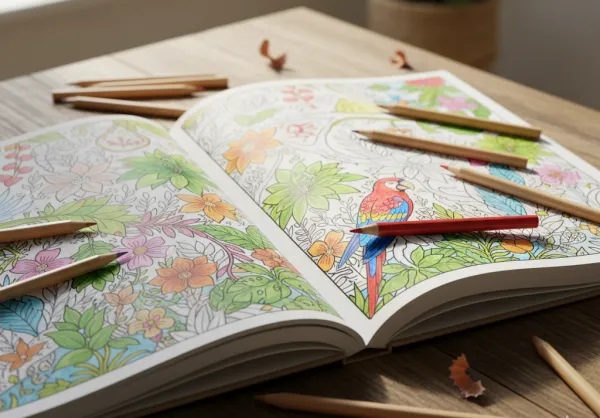 a coloring book