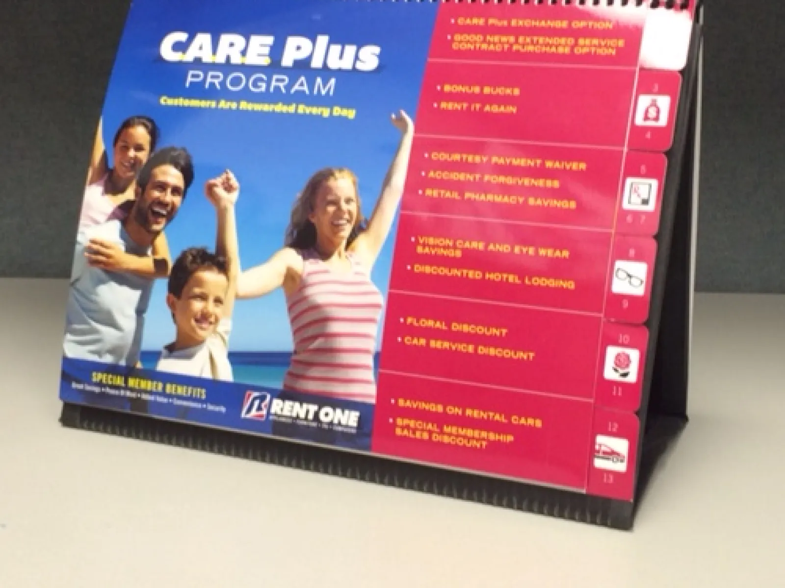 custom printed flipbook