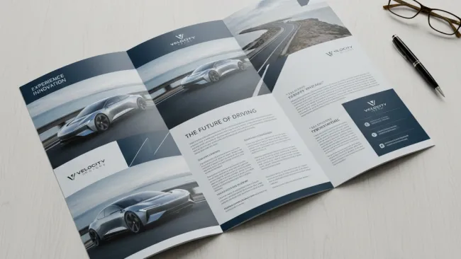 double parallel fold brochures