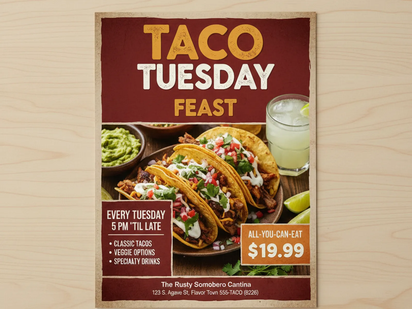 food flyer