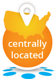 Centrally Located in USA